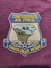 VINTAGE CONFEDERATE AIR FORCE CAROLINAS WING PATCH~N.C./S.C.~NOS~3 1/4” x 3 1/4” picture