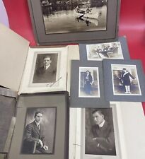 Antique Old Photographs Black and White Photos, Vintage / Victorian -  Lot of 8 picture