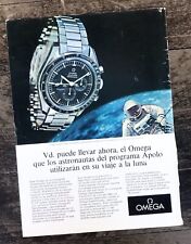 OMEGA 1969 Advertisement Speedmaster 321 861 Professional Moonwatch Rare OEM / picture