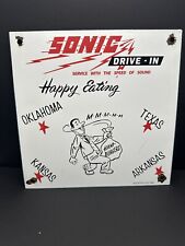 Vintage Sonic Drive In Porcelain Enamel Sign picture