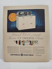 1934 General Electric Range Fortune Magazine Print Advertising Oven Stove Color picture