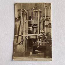 Antique CDV Photograph Odd Machine Contraption Patent Mechanical Invention picture