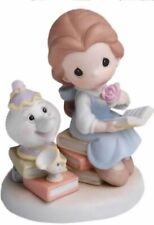 Precious Moments- Disney Showcase- Belle and Mrs Potts- Follow Your Heart-NO BOX picture