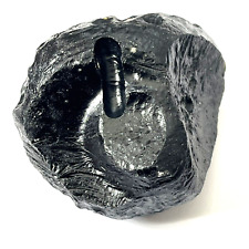 tektite indochinite space rock impactite of meteorite impact stone 63 g curve picture