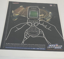 NFL Football 2005 Mobile Phone Video Game Art Promo Vintage Print Ad/Poster picture