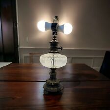 1969 Vintage L&L WMC Glass Metal Table Lamp 17