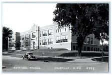 c1940 Central School Exterior Building Fairmont Minnesota MN RPPC Photo Postcard picture