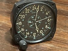 Aircraft Clock 8-day Civil Date Indicator US Navy Waltham WWII **Working** MINT picture