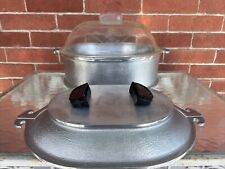 Vintage Guardian Service Oval Roaster Dutch Oven W/ Platter and Glass Lid 12” picture