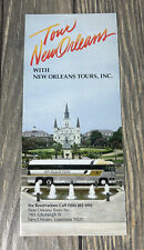 Vintage Tour New Orleans With New Orleans Tours Inc Brochure Pamphlet Souvenir picture