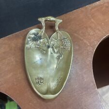 vintage french bronze art noveau organic butterfly signed  Jewelry Pin Tray picture