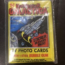 Vintage 1978 Topps Battlestar Galactica Sealed Unopened Sealed Card Wax Pack picture