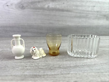 Vintage Lot Of 4 Miniature Collectible Items Knick Knacks picture