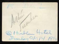Arthur Treacher d1975 signed autograph 2x3 Cut English Actor in Thank You Jeeves picture