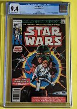 Star Wars #1 CGC 9.4 OW/W Newsstand UPC Reprint Edition 1977 Key Iconic Comic picture