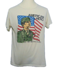 Oliver North T-Shirt Men's XL Vtg American Hero All the Way With Ollie Handtex picture