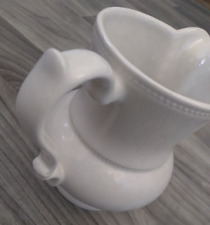 Antique Barrington Ironstone Small Pitcher White Made in England 6.5 inches picture