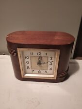 Vintage Seth Thomas Art Deco Mantle Clock... Converted To Battery Operated  picture
