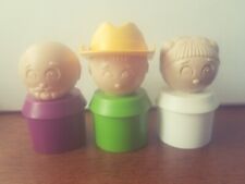 Vintage Tupperware Tuppertoys People Figures Lot of 3 Toy Figures 004 picture