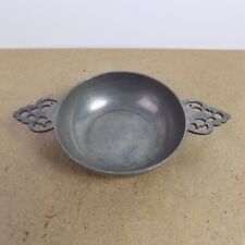 William Wright Pewter Porringer Bowl Made in London England picture