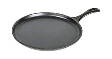Lodge 10.5 Inch Cast Iron Griddle. Pre-seasoned Round Cast Iron Pan Perfect for picture