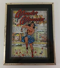 Vintage WONDER WOMAN ~ Rare 1973 Comic Book Strip Shadow Box 