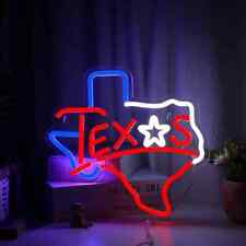1pc USB Texas LED Neon Sign, Room Decoration Light, Dimmable Lone Star Neon picture