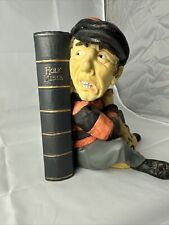 Rare Vintage Thief Bookend by Peter Mook Robber Bible Ceramics Art picture