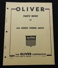1953 OLIVER 166 SERIES POWER UNIT STATIONARY ENGINES PARTS CATALOG MANUAL NICE picture