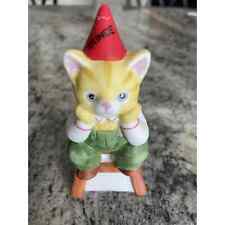 Vtg Kitty Cucumber Figurine J. P. Buster Dunce Shackman Schmid 1990 picture