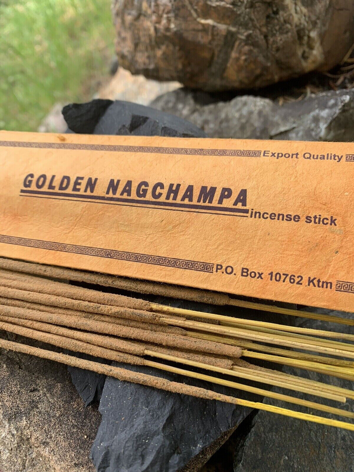 10 pack bundle Himalayan Organic Golden Nag Champa Incense from Nepal
