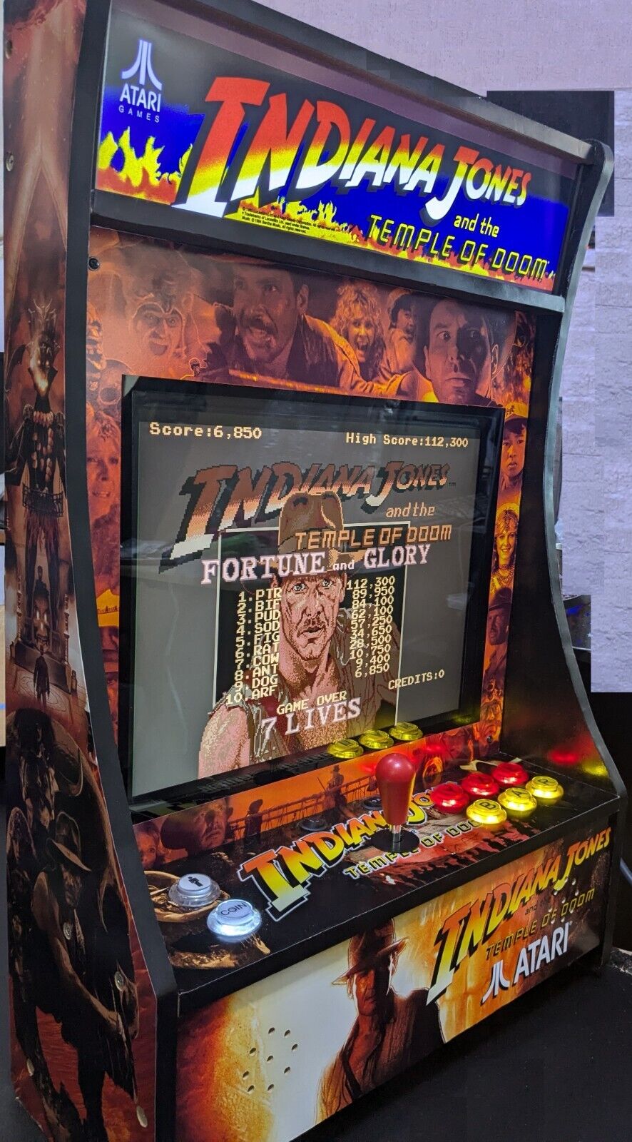 Arcade Indiana Jones and the Temple of Doom PartyCade 17