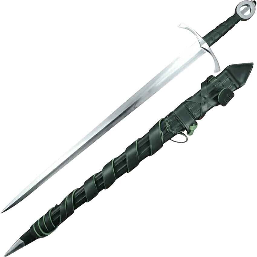 Irish Ring Hilt sword with wooden scabbard