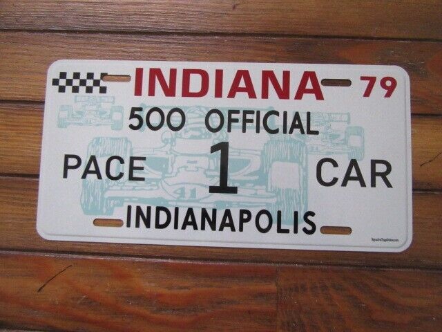 1979 Indiana novelty license plate, Low number 1