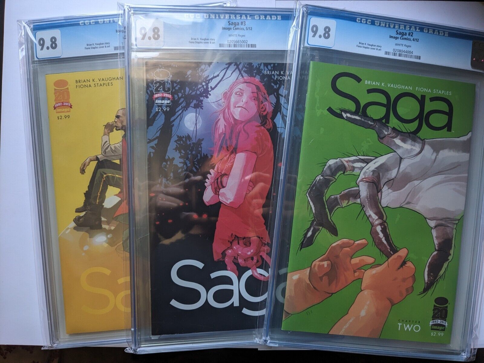 Saga Comic Book Lot #2 #3 #4 CGC 9.8 1st Appearance Key Issue Image 