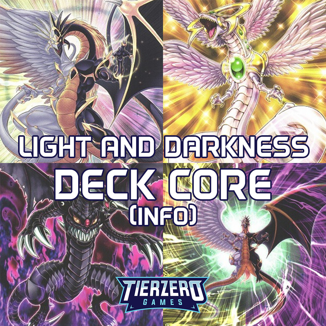 YuGiOh INFO Light and Darkness Dragon Deck Core Bundle 15 Cards