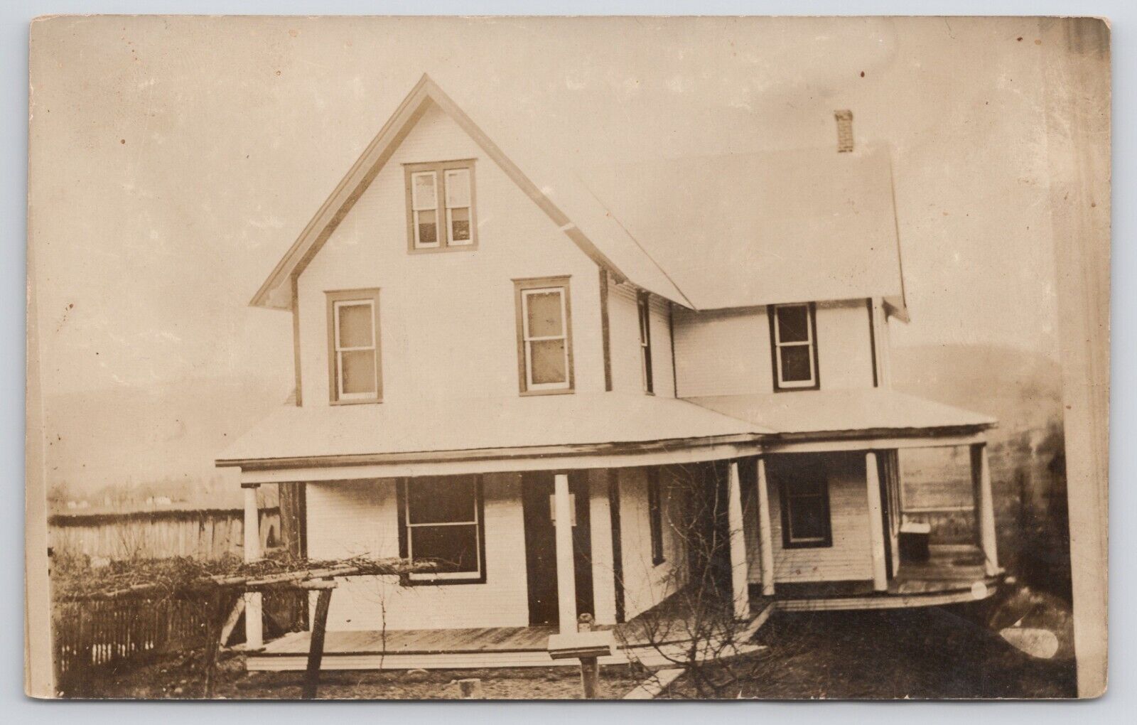 RPPC Pennsylvania House c1910 Real Photo Postcard