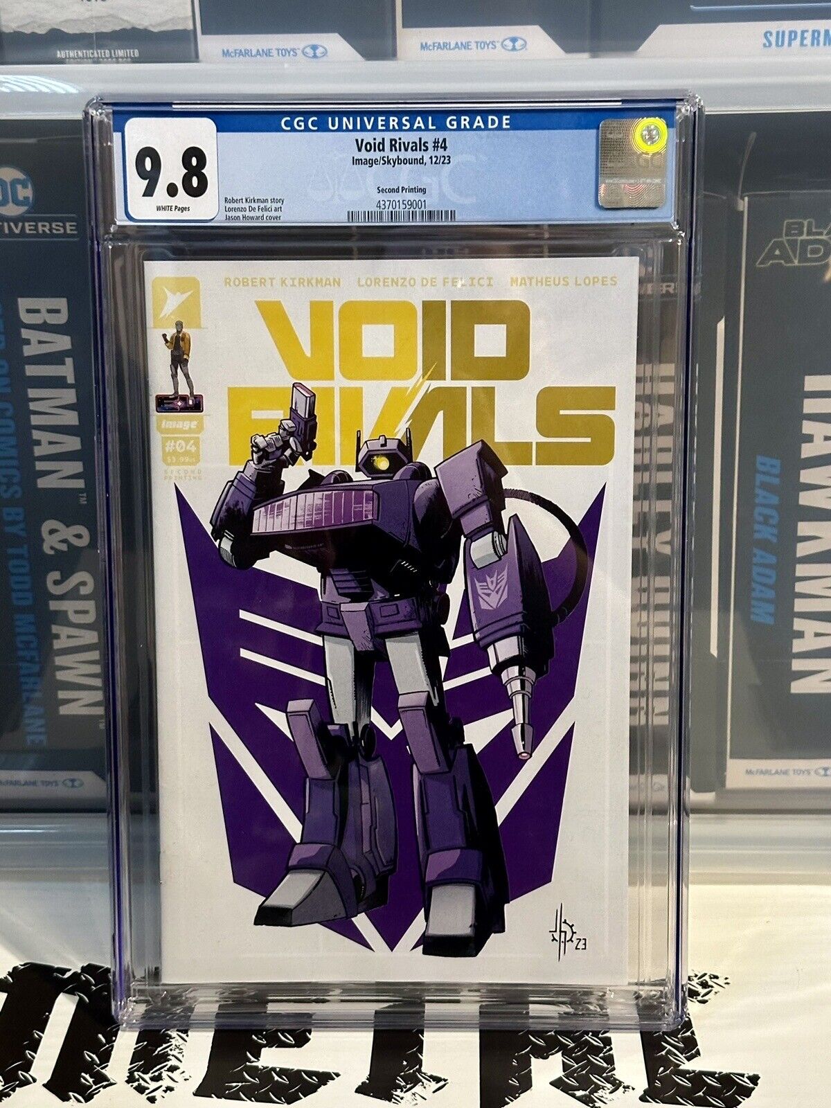 Void Rivals #4 Second Printing Decepticon Shockwave w/ Blaster Transformers New