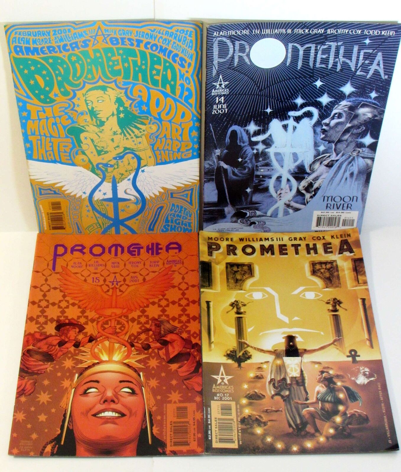 Promethea Lot of 4 #12,14,15,17 America's Best (2001) Comic Books