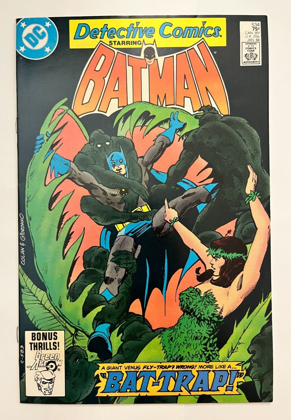 Detective Comics #534 DC 1984 Batman Poison Ivy