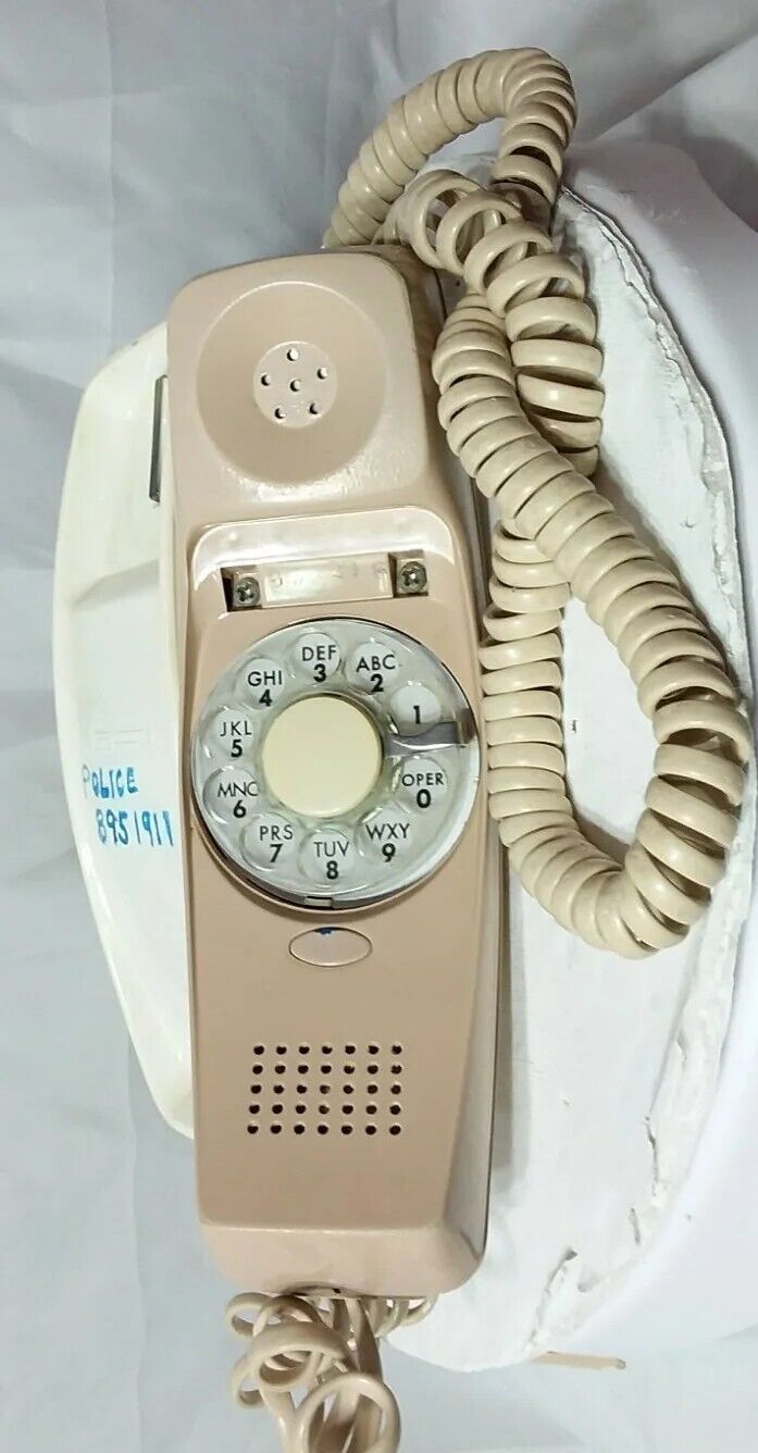 Vintage GTE Telephone Rotary GTE -WORKING TESTED 