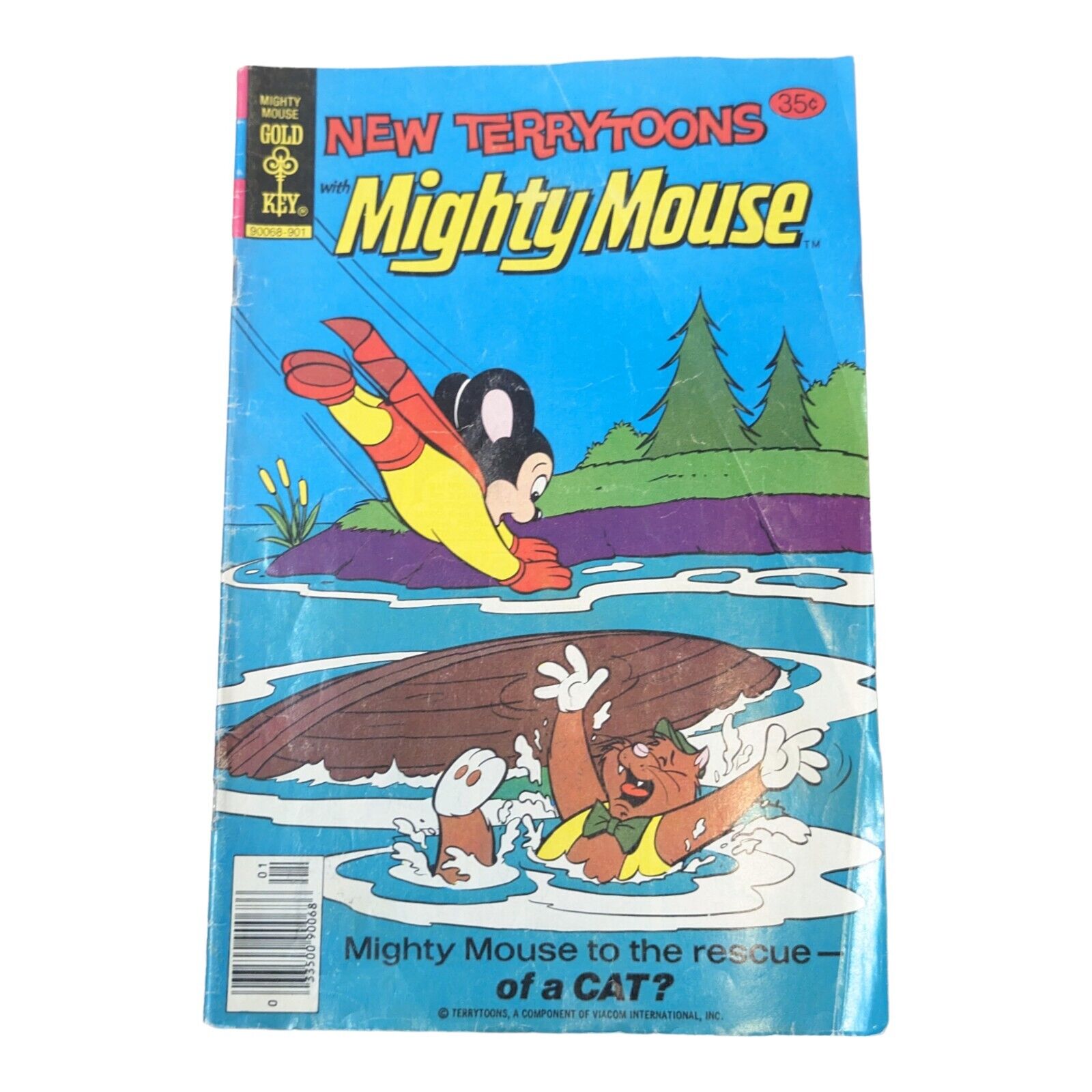 New Terrytoons with Mighty Mouse no. 54 (Whitman) Gold key 1979