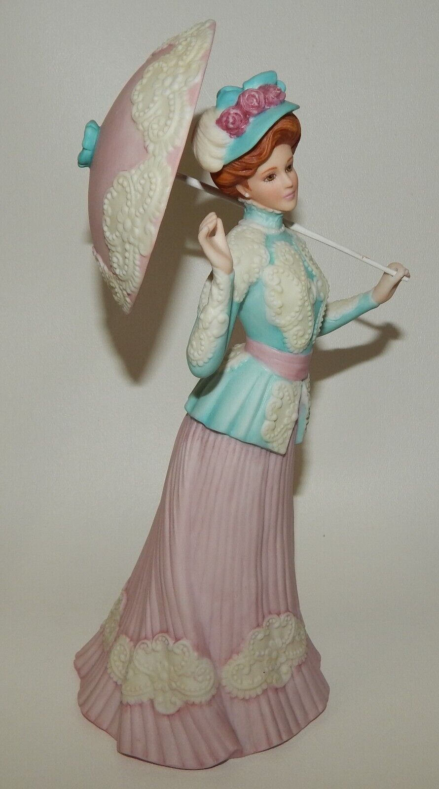 Gorham Porcelain Figurine - Sunday Promenade - Lady with Parasol