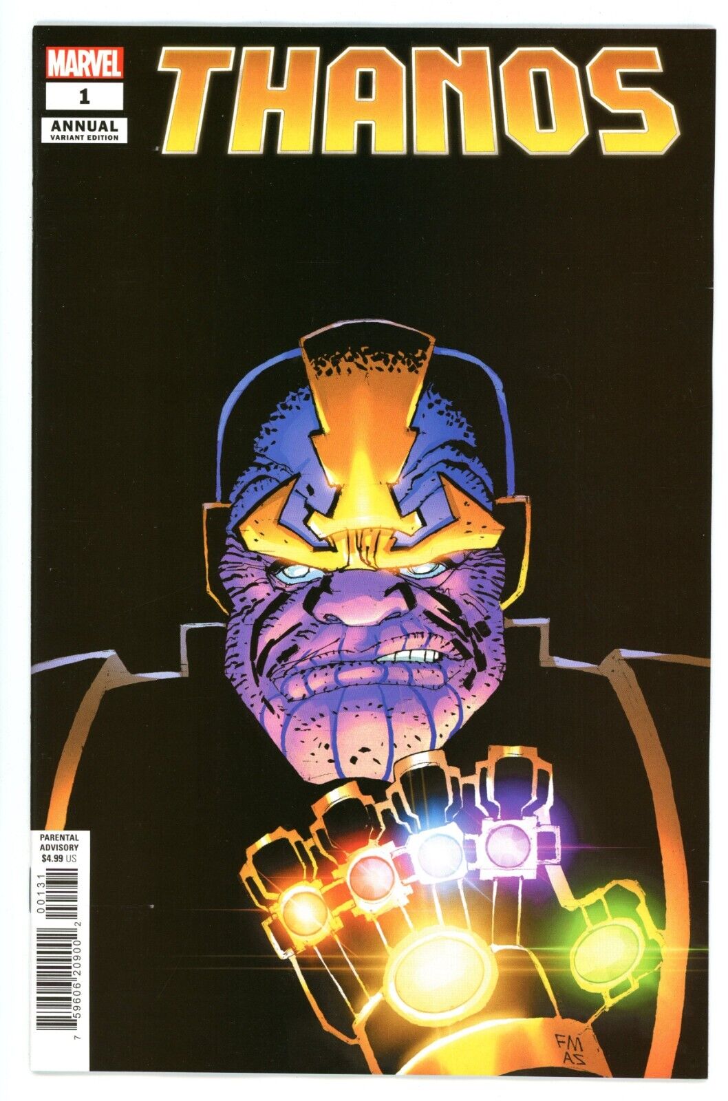 Thanos Annual #1 . Frank Miller Variant . NM + 🟥🟥No Stock Photos🟥🟥