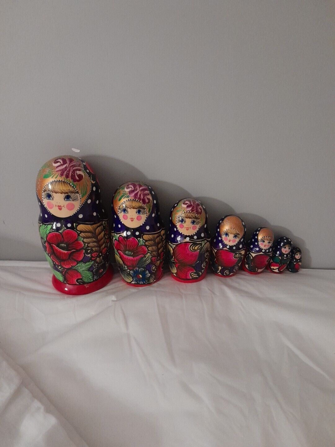7.5 Inch Vintage Russian Nesting Dolls