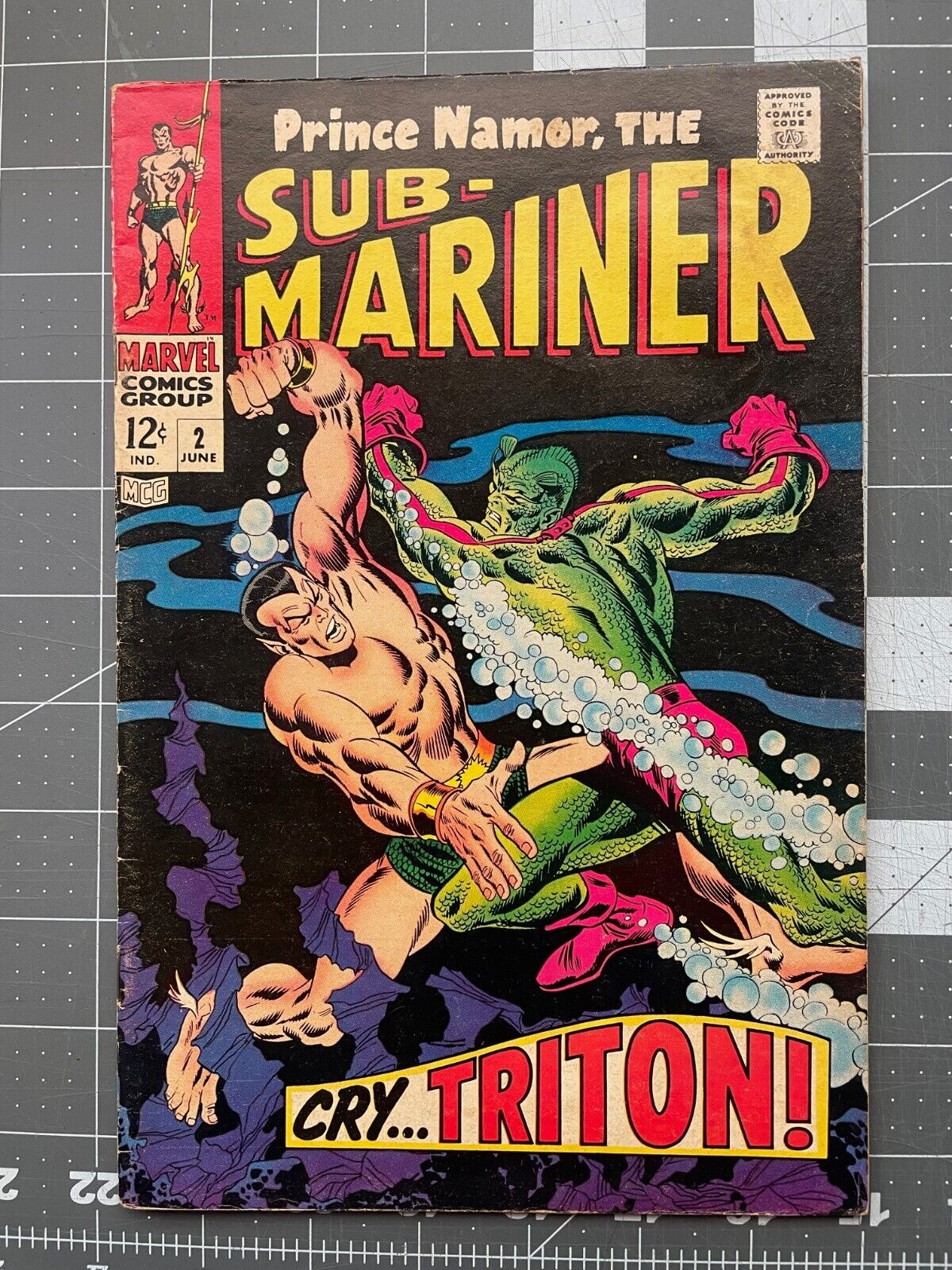 Prince Namor The Sub-Mariner # 2 Silver Age 1968