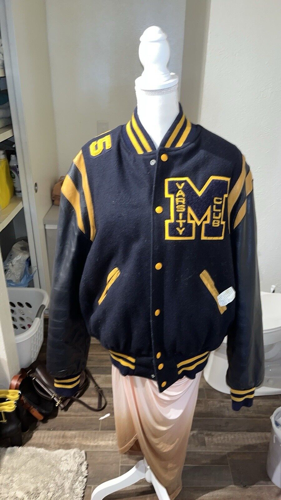 vintage high school varsity letterman jacket