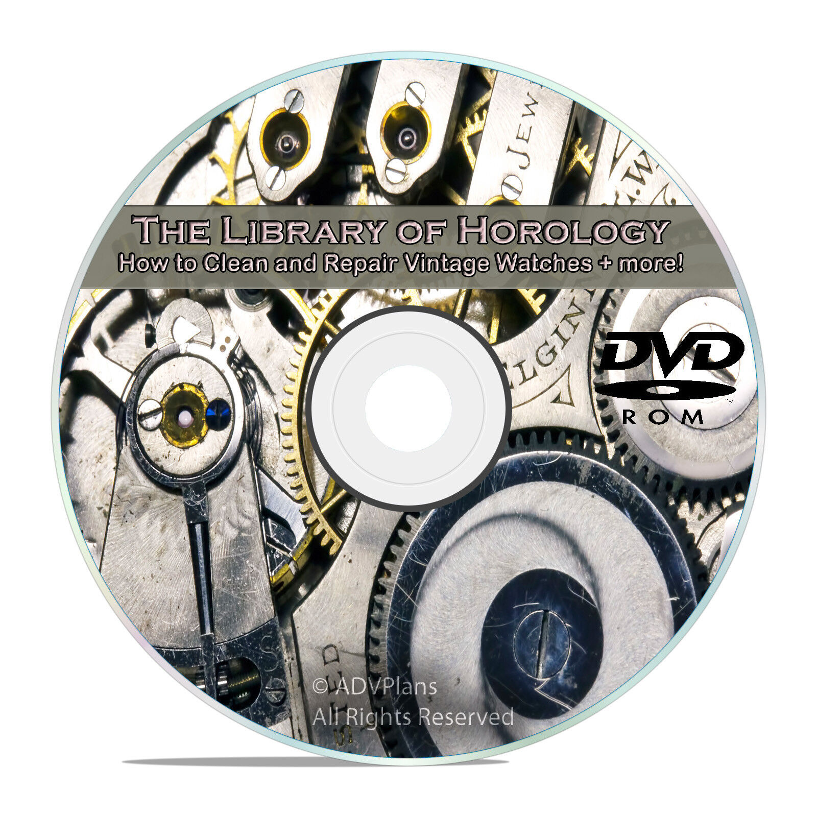 Horology Guides, The Modern Clock, Watchmaker Lathe, Classic Videos CD DVD V61