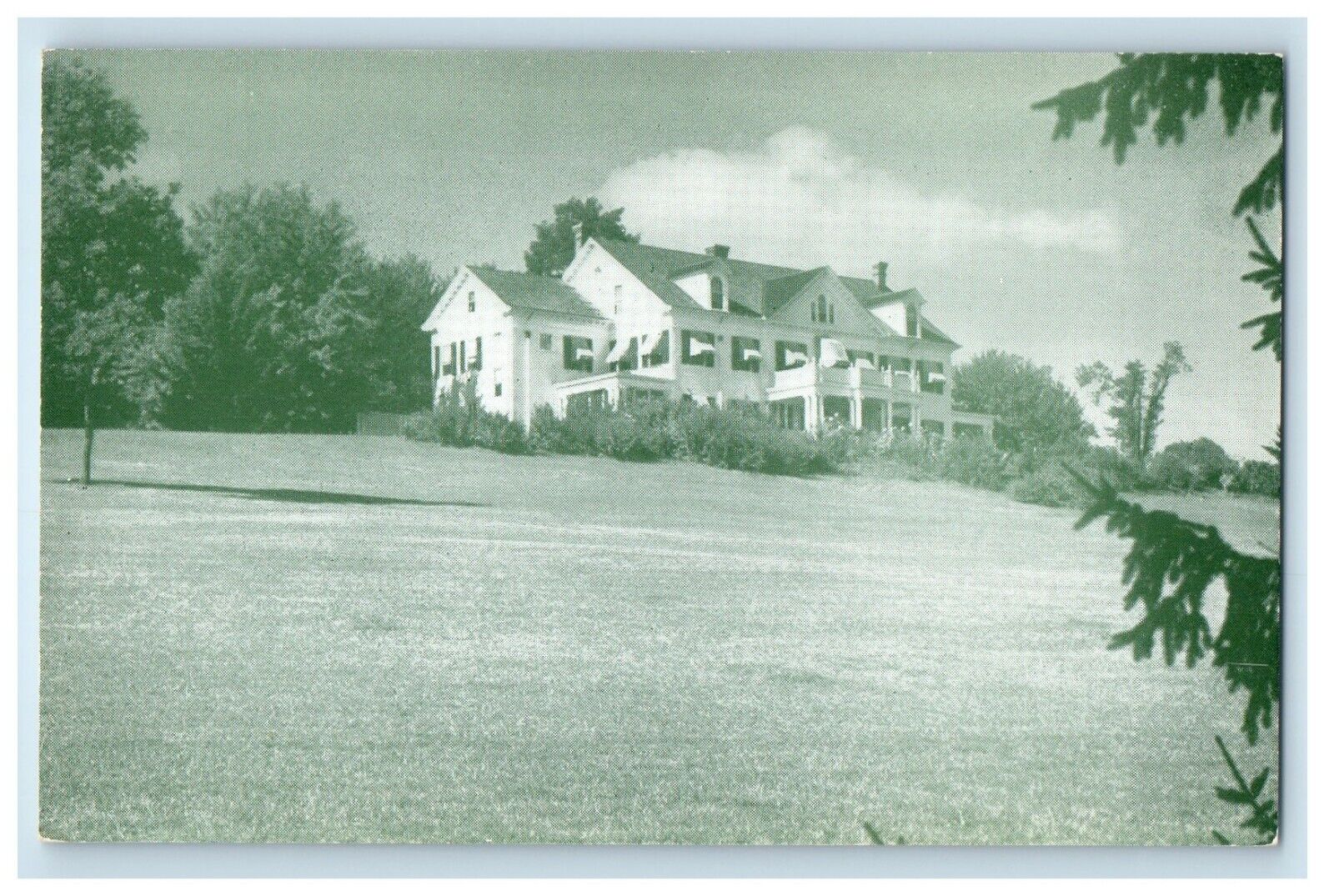 The Willard Berkshire House Mansion Ashfield Massachusetts MA Unposted Postcard