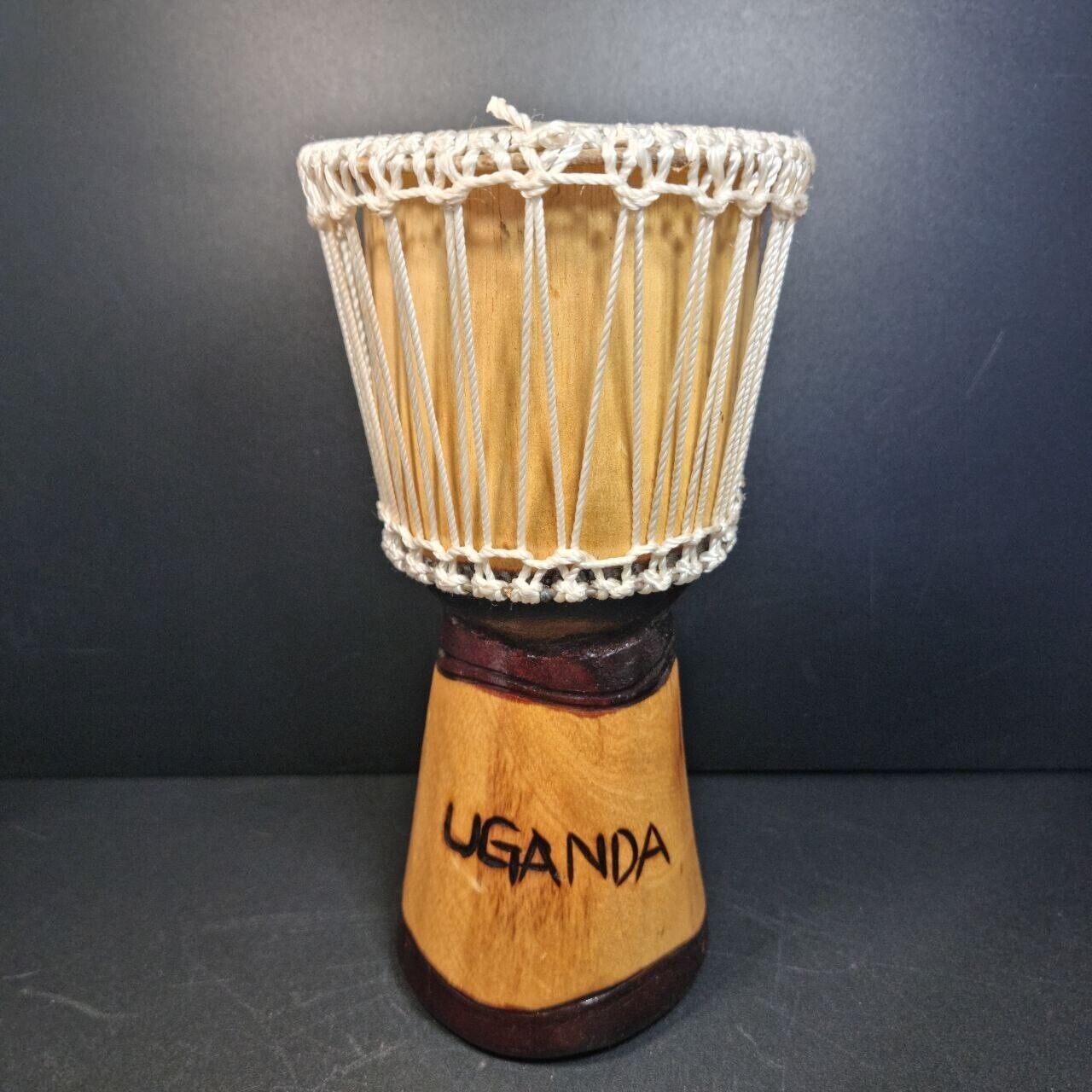 African Tribal Djembe Drum Handmade Uganda Musical Instrument 10\